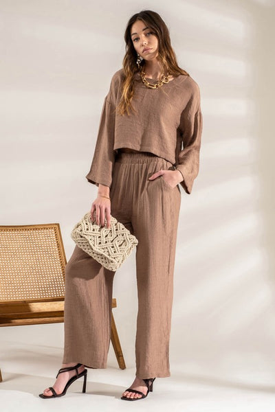Wide Leg Lightweight Pant