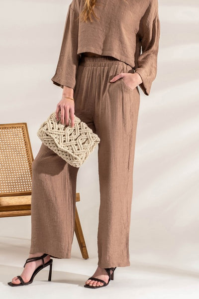 Wide Leg Lightweight Pant
