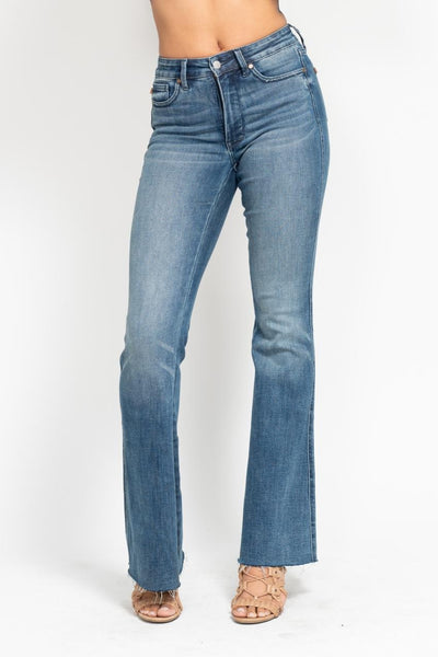 Judy Blue Mid Rise Tummy Control Vintage Flare
