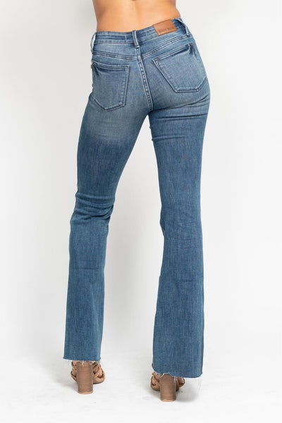Judy Blue Mid Rise Tummy Control Vintage Flare