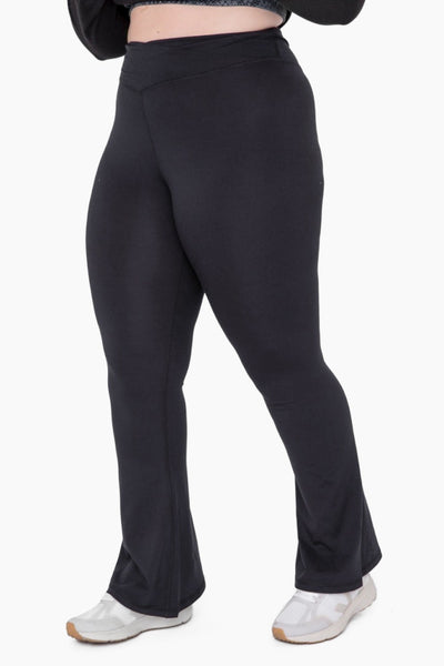 Crossover Waist Flare Yoga Pant
