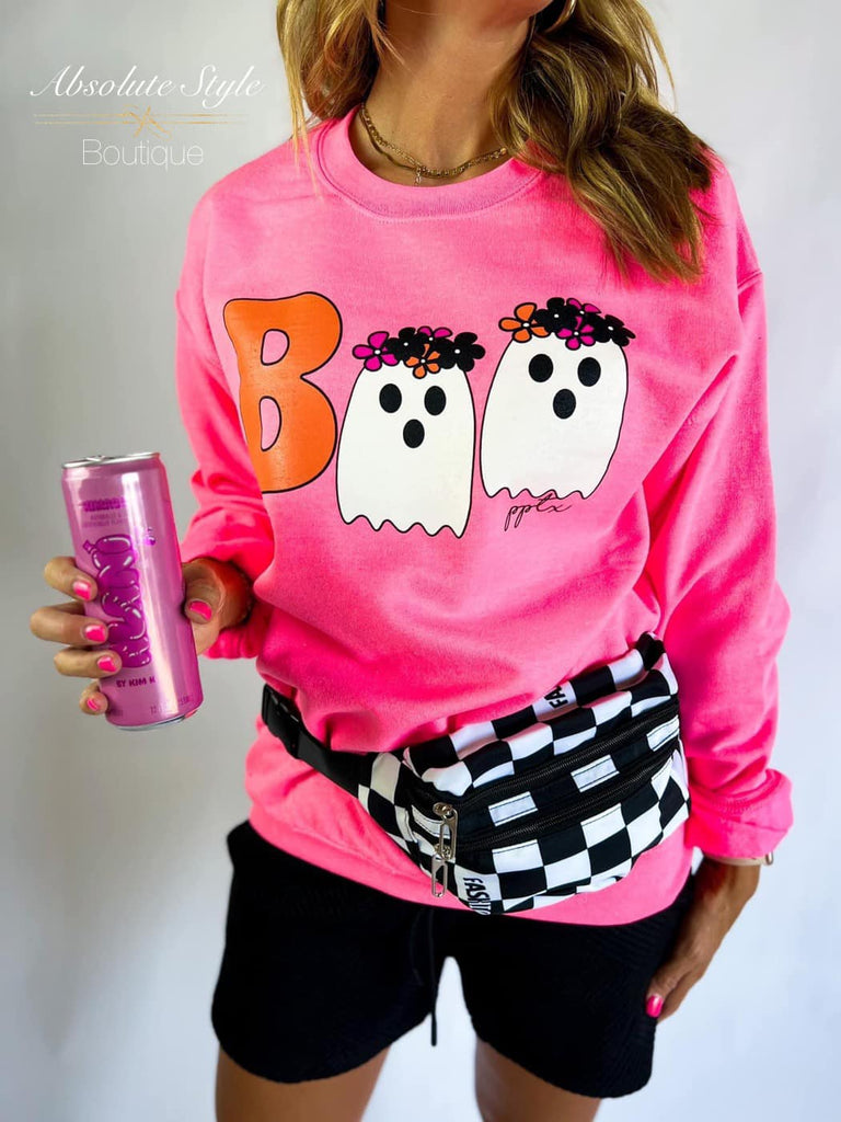 Hippie Ghost Boo Sweatshirt