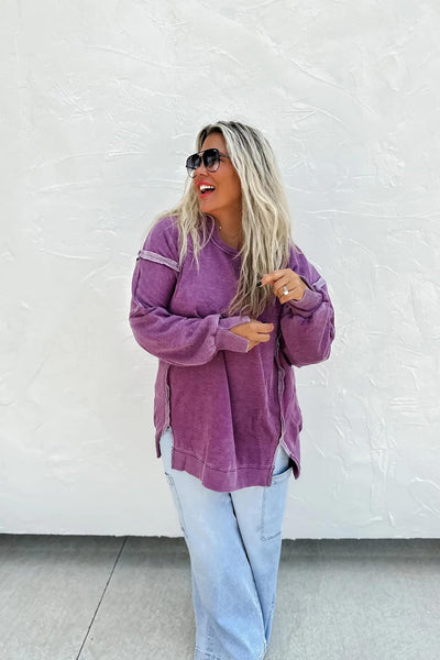 Vintage Wash Pullover Sweatshirt