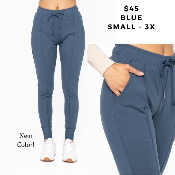 Paneled Slimming Joggers
