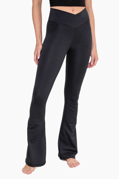 Crossover Waist Flare Yoga Pant
