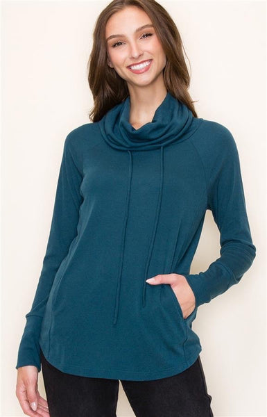 Baby Ribbed Cowl Pullover