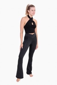 Crossover Waist Flare Yoga Pant