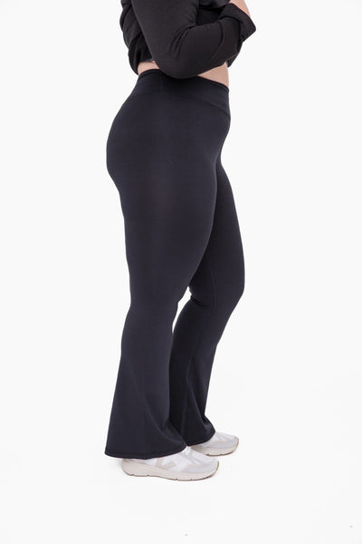 Crossover Waist Flare Yoga Pant