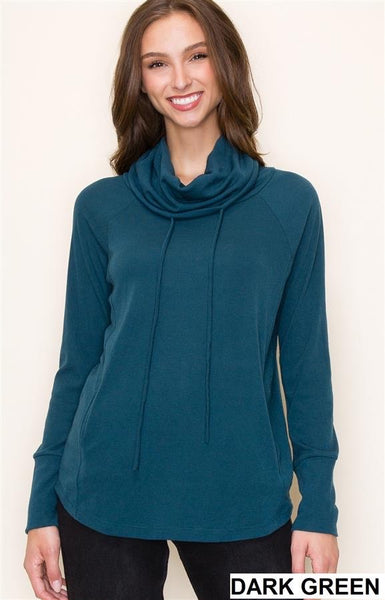 Baby Ribbed Cowl Pullover