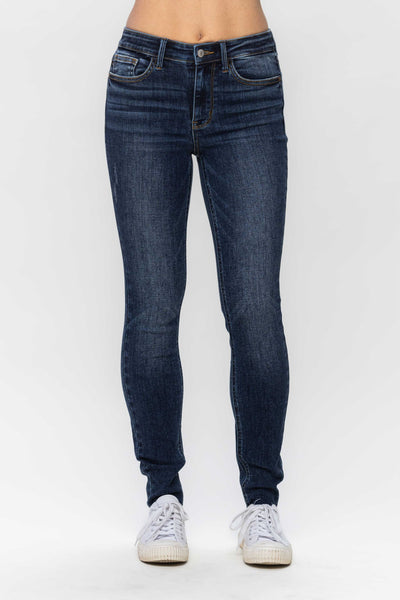 Judy Blue Jeans Mid Rise Vintage Raw Hem