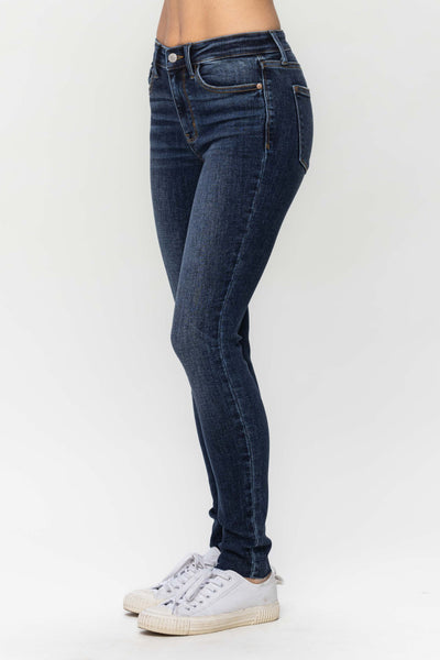 Judy Blue Jeans Mid Rise Vintage Raw Hem
