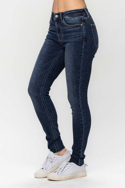 Judy Blue Jeans Mid Rise Vintage Raw Hem