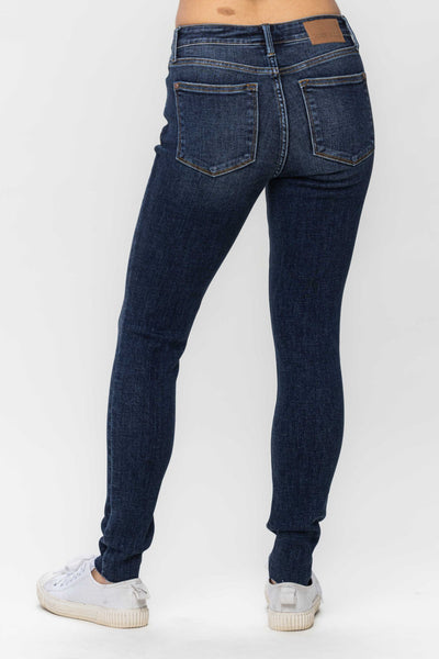 Judy Blue Jeans Mid Rise Vintage Raw Hem