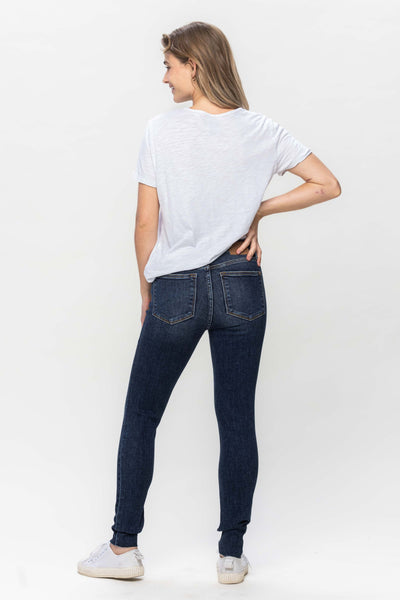 Judy Blue Jeans Mid Rise Vintage Raw Hem
