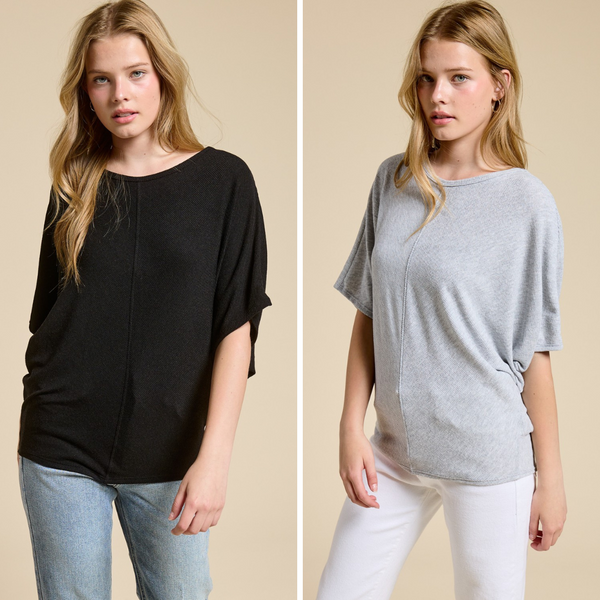 Cloud Knit Dolman Top