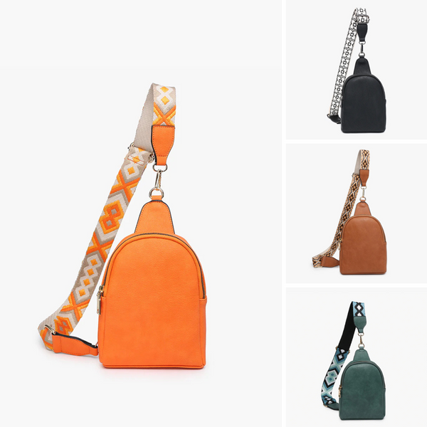 Crossbody Guitar Strap Sling Bag