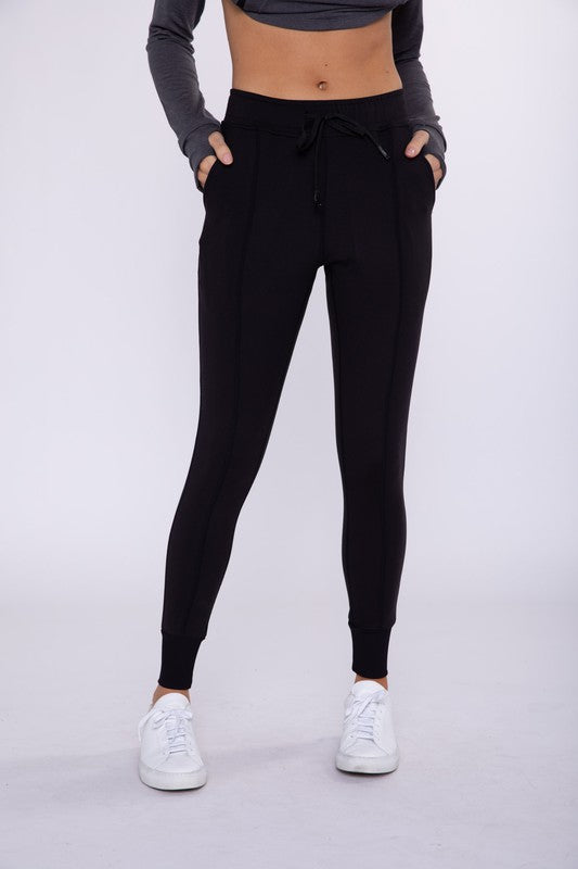 Paneled Slimming Joggers