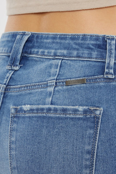 KanCan Medium Wash Bermuda Shorts