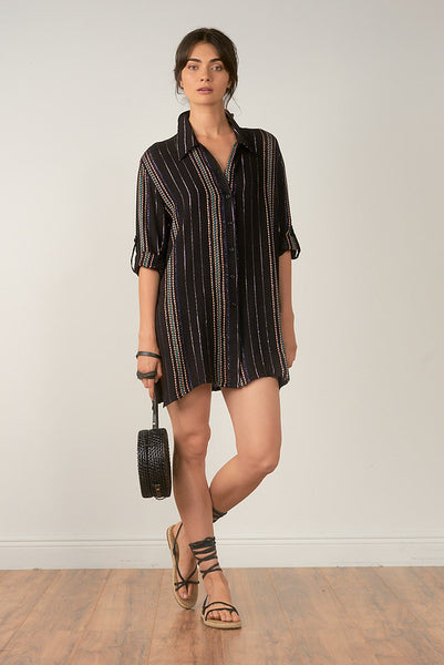 Elan Shimmer Tunic Dress