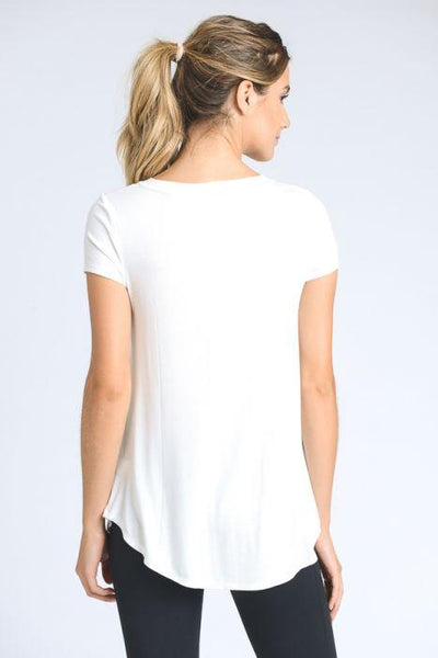 V-Neck Pocket Top