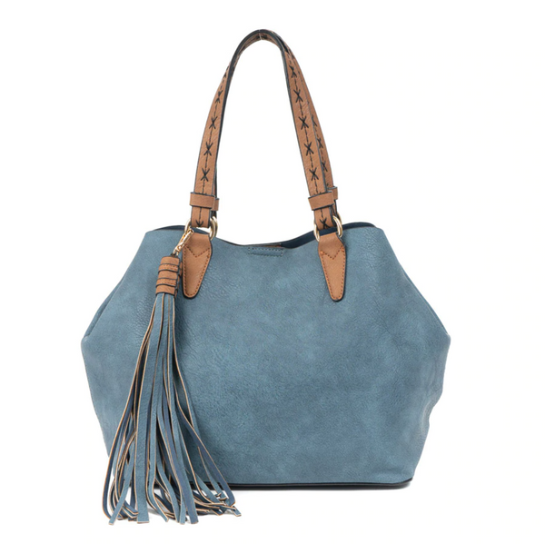 2-in-1 Tassel Handbag