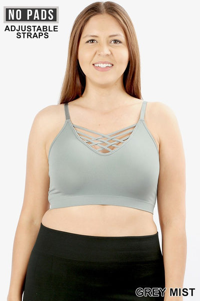 Criss Cross Adjustable Padded Bralette