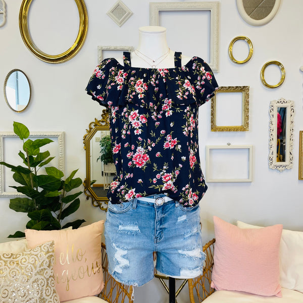 Floral Off-Shoulder Top