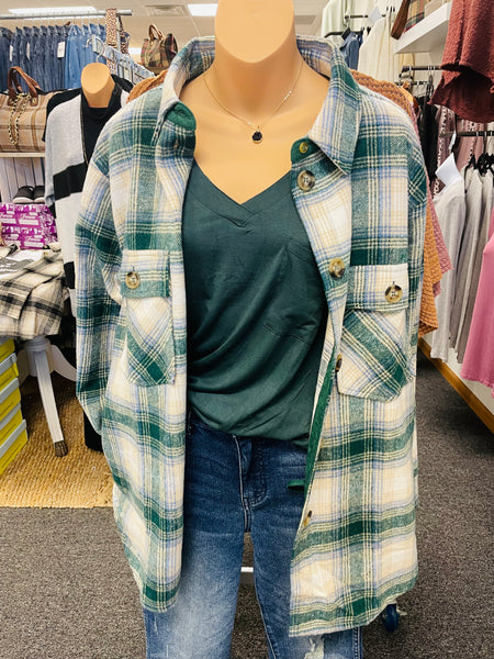 V-Neck Pocket Top