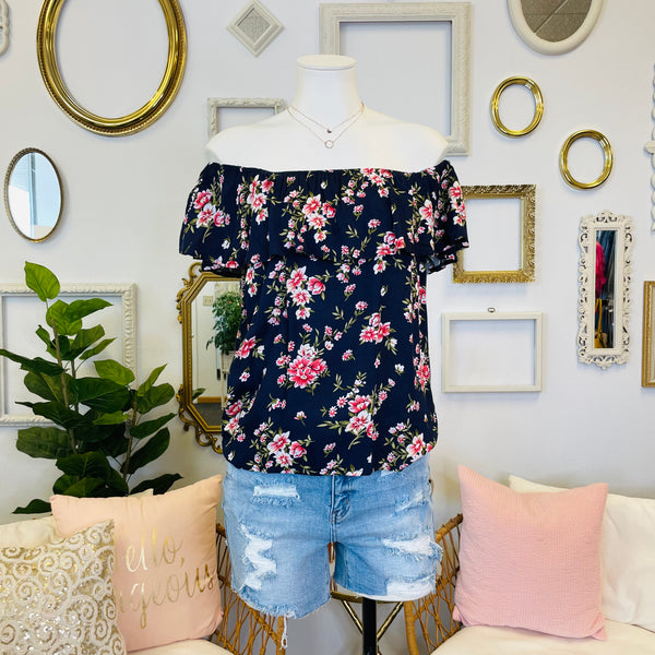 Floral Off-Shoulder Top