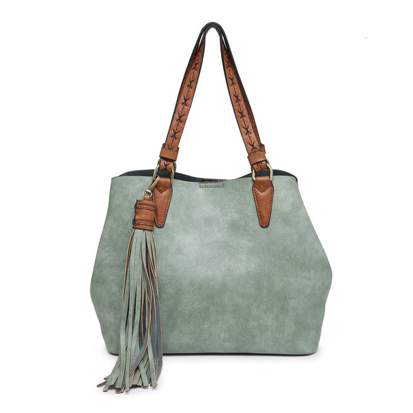 2-in-1 Tassel Handbag