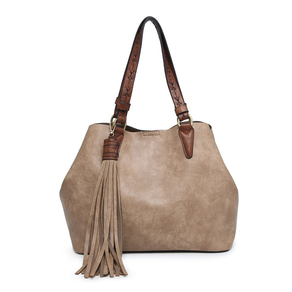 2-in-1 Tassel Handbag