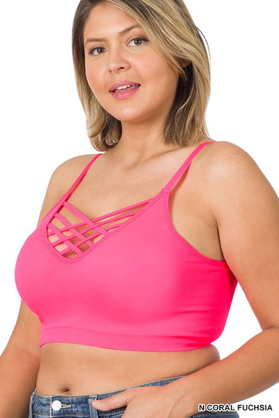 Criss Cross Adjustable Padded Bralette