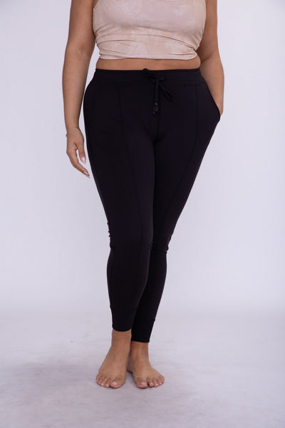 Paneled Slimming Joggers