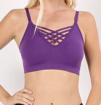Criss Cross Adjustable Padded Bralette