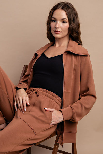 Scuba Full Zip Collared Pocket Jacket
