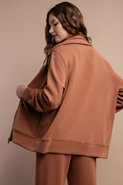 Scuba Full Zip Collared Pocket Jacket