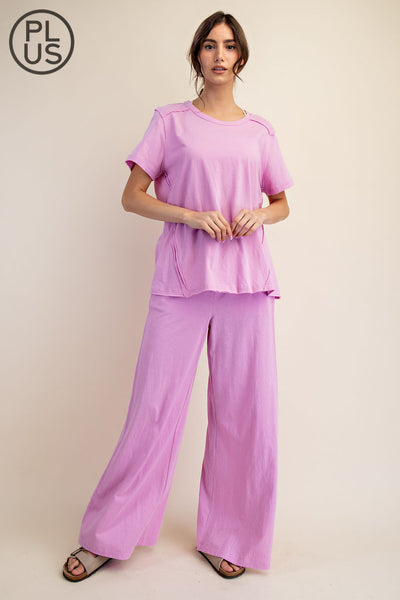 Mineral Wash Slub Top PLUS