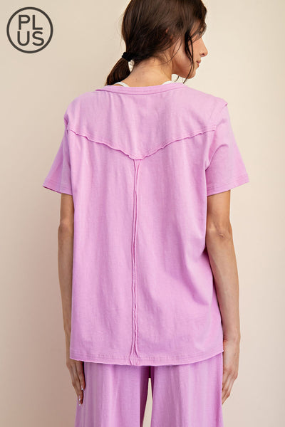 Mineral Wash Slub Top PLUS