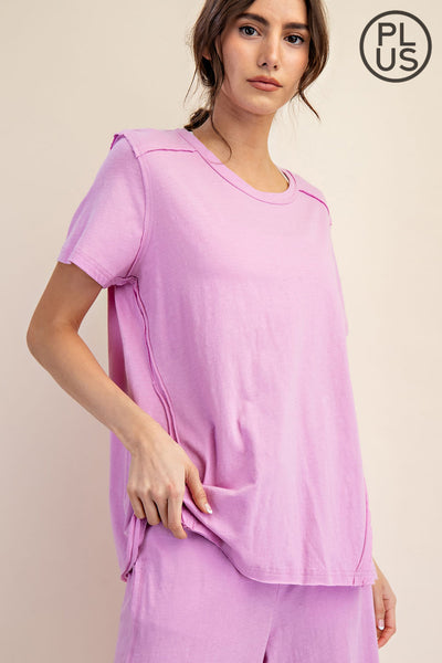 Mineral Wash Slub Top PLUS