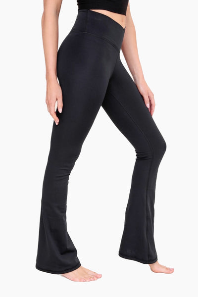 Crossover Waist Flare Yoga Pant