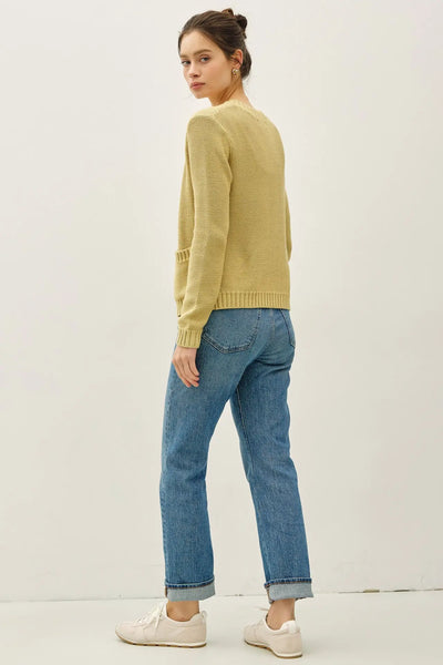 Dijon Ribbed Edge Cardigan