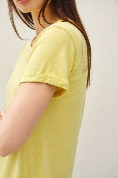 Butter Rolled Sleeve Top