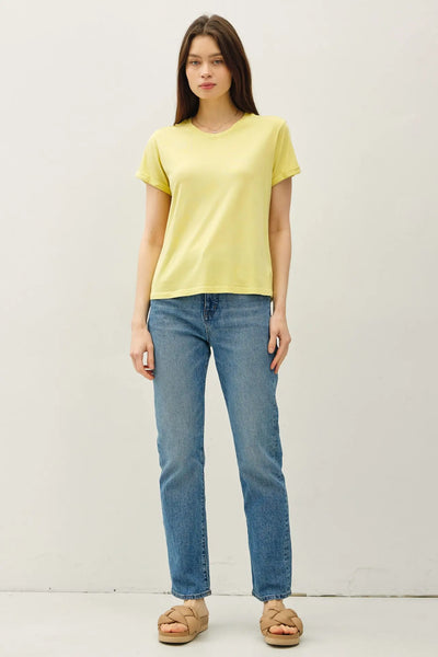 Butter Rolled Sleeve Top