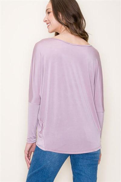 Stretchy Dolman Sleeve Top