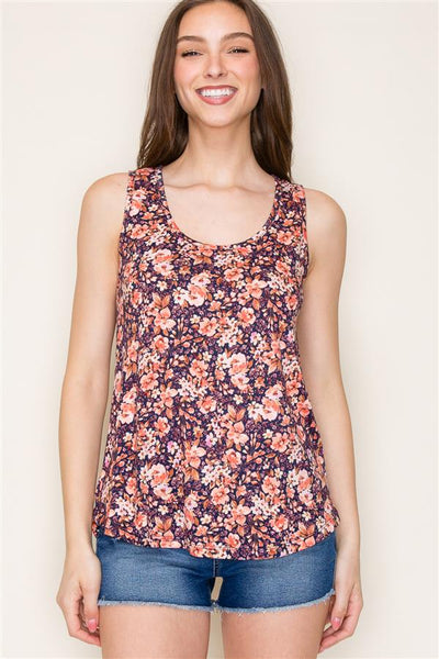 Brushed Floral Tank