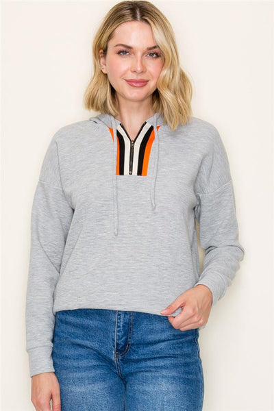 Hooded Spuds Quarter Zip