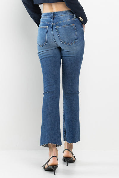 Sneak Peek High Rise Kick Flare Jeans