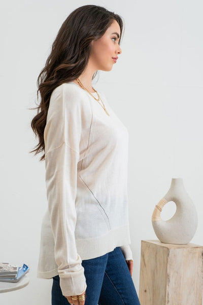 Button Back Sweater