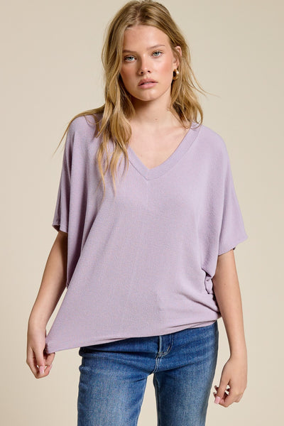 Margo V-Neck Dolman Sleeve Top