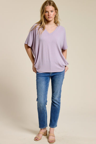 Margo V-Neck Dolman Sleeve Top